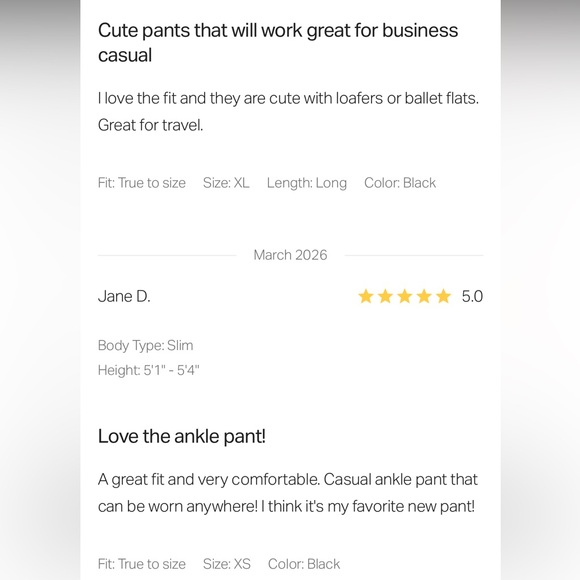 VUORI MILES ANKLE PANTS SIZE M NWT - Picture 10 of 10